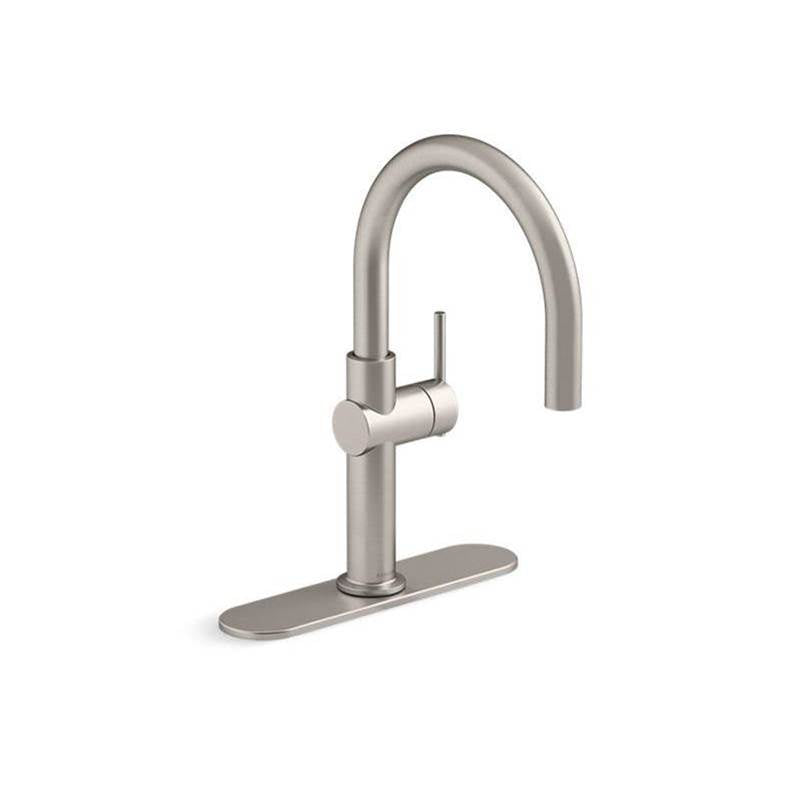 Kohler - Crue Single-handle bar sink faucet - Vibrant Stainless
