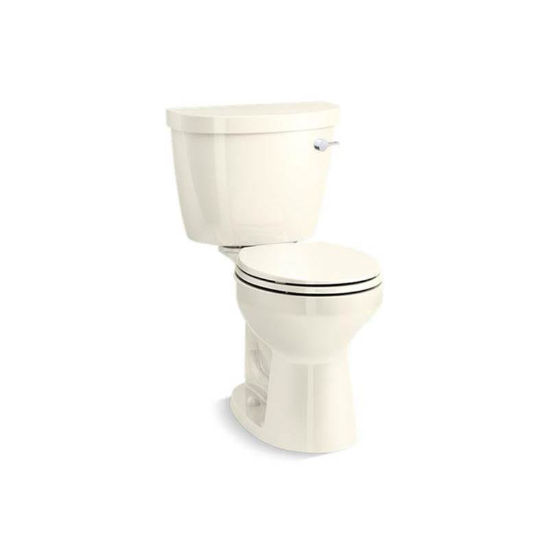 Kohler - Cimarron Two-piece round-front toilet, 1.28 gpf - Biscuit