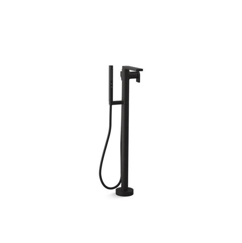 Kohler - Composed Floor-mount bath filler trim with handshower - Matte Black
