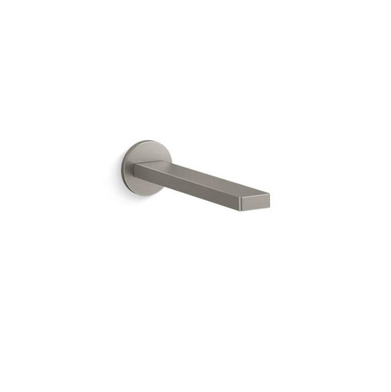 Kohler - Composed Wall-mount touchless bathroom sink faucet with Kinesis sensor technology, AC-powered - Vibrant Brushed Nickel