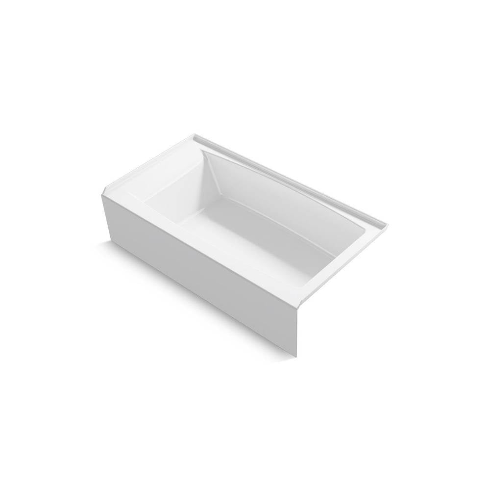 Kohler - Entity 60'' x 32'' alcove bath with right drain - White
