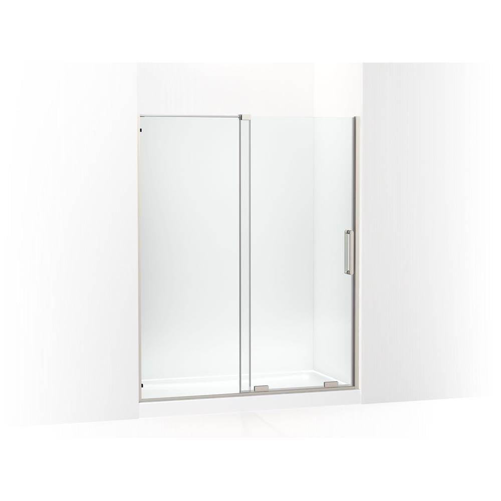 Kohler - Echelon Sliding shower door, 71-3/4'' H x 55-3/4 - 59-3/4'' W, with 5/16'' thick Crystal Clear glass - Anodized Brushed Nickel