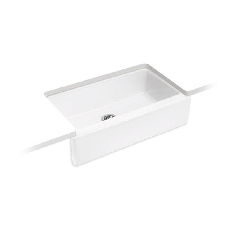 Kohler - Dickinson 33'' undermount single-bowl farmhouse kitchen sink - White