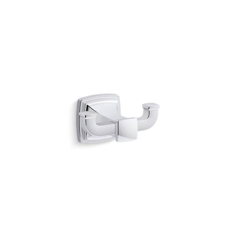 Kohler - Riff Double robe hook - Polished Chrome