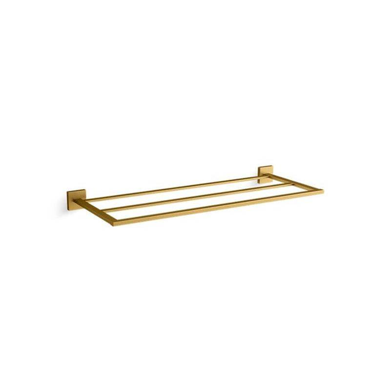 Kohler - Square Hotelier - Vibrant Brushed Moderne Brass