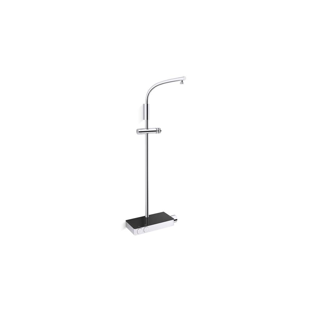 Kohler - Anthem Two-way exposed thermostatic valve with shower column for rainhead and handshower - Polished Chrome