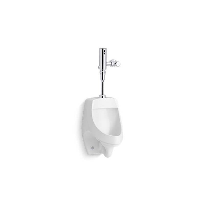 Kohler - DexterE Antimicrobial urinal with Mach Tripoint touchless DC 0.5 gpf flushometer