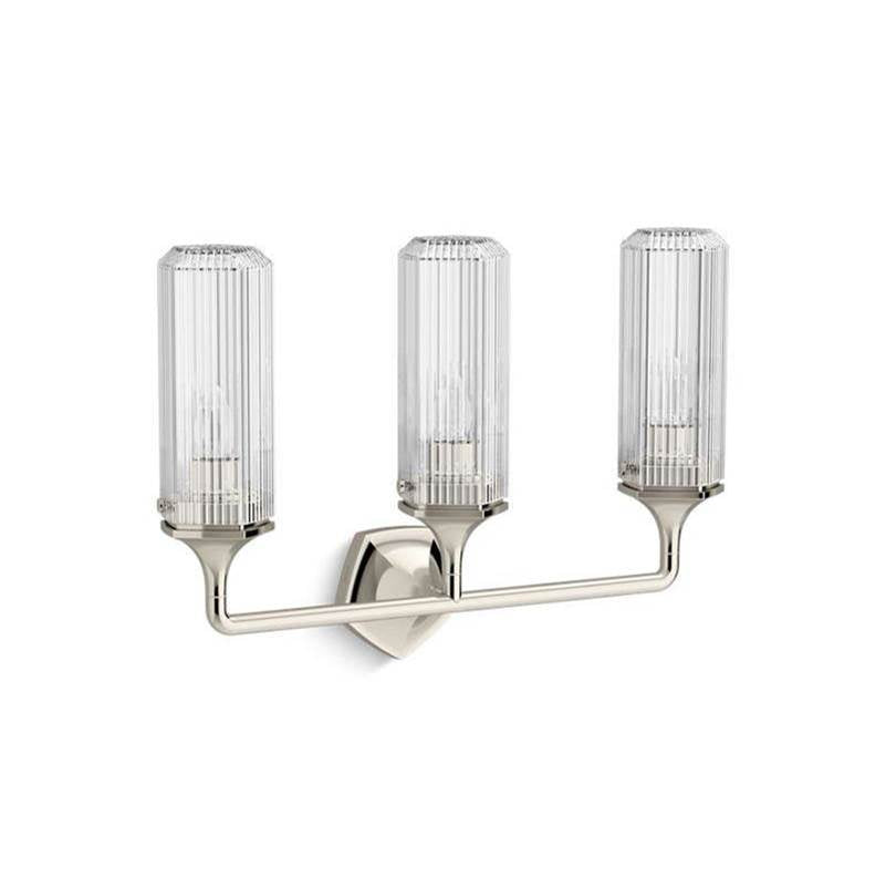 Kohler - Occasion Three-light sconce - Polished Nickel