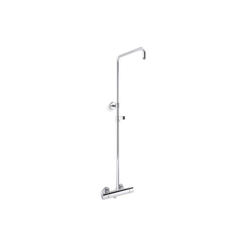 Kohler - Occasion Two-way exposed thermostatic valve and shower column kt - Polished Chrome
