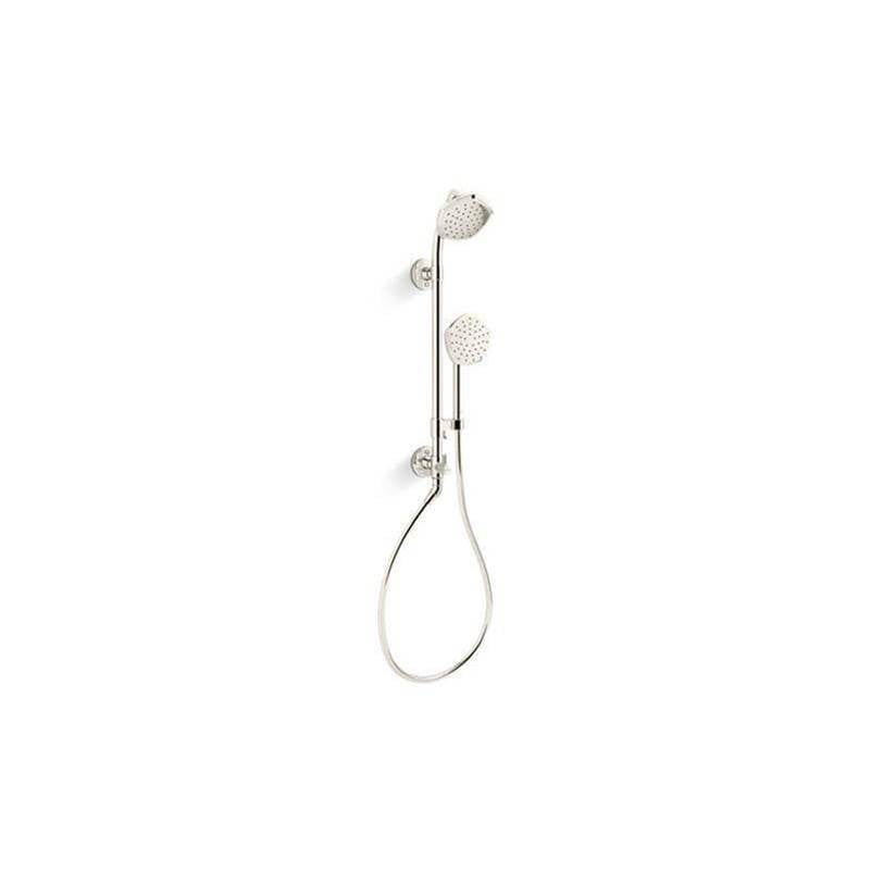 Kohler - OccasionE HydroRail-S shower column kit, 1.75 gpm - Vibrant Polished Nickel