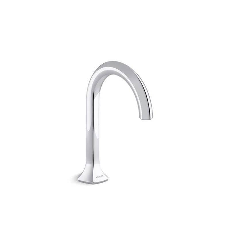 Kohler - Occasion Bathroom sink faucet spout with Cane design, 0.5 gpm - Polished Chrome
