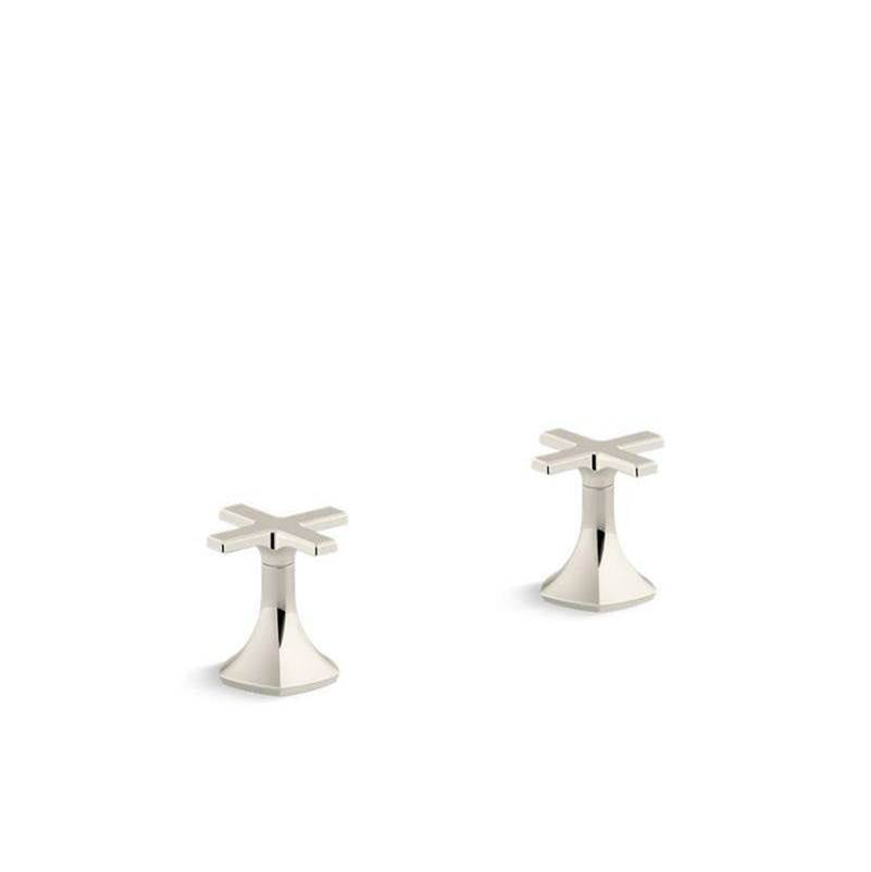 Kohler - Occasion Cross bathroom sink faucet handles - Vibrant Polished Nickel