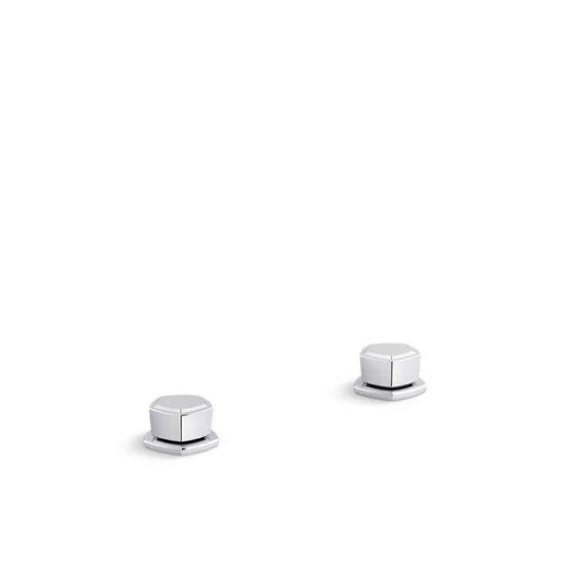 Kohler - Occasion Knob bathroom sink faucet handles - Polished Chrome
