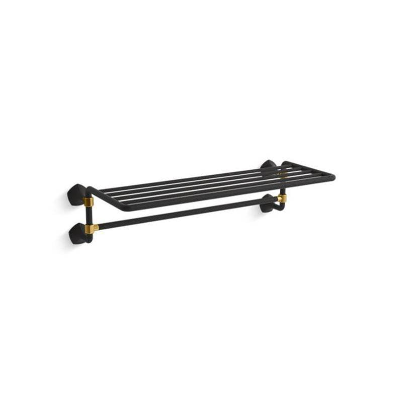 Kohler - Occasion Hotelier - Matte Black with Brushed Moderne Brass