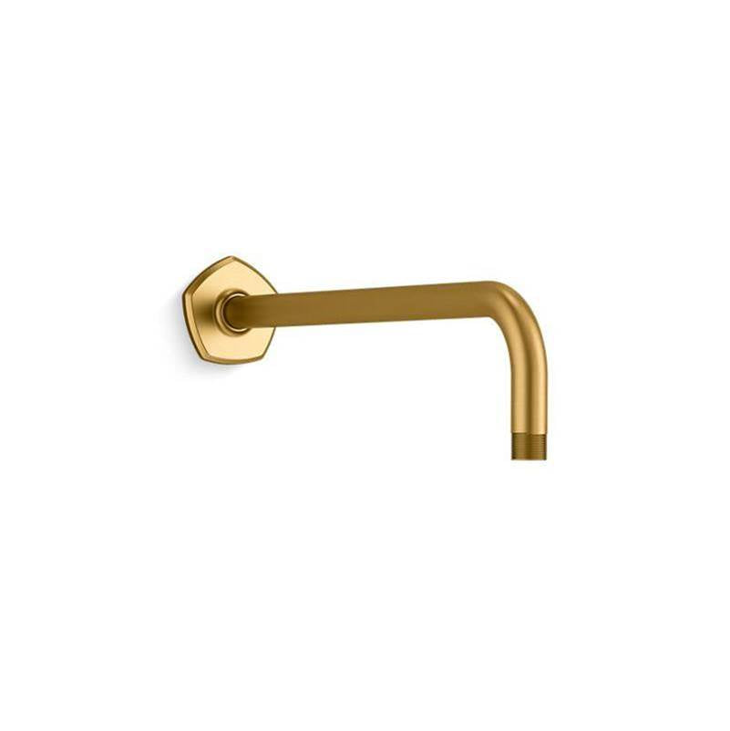 Kohler - Occasion Wall-mount rainhead arm and flange - Vibrant Brushed Moderne Brass