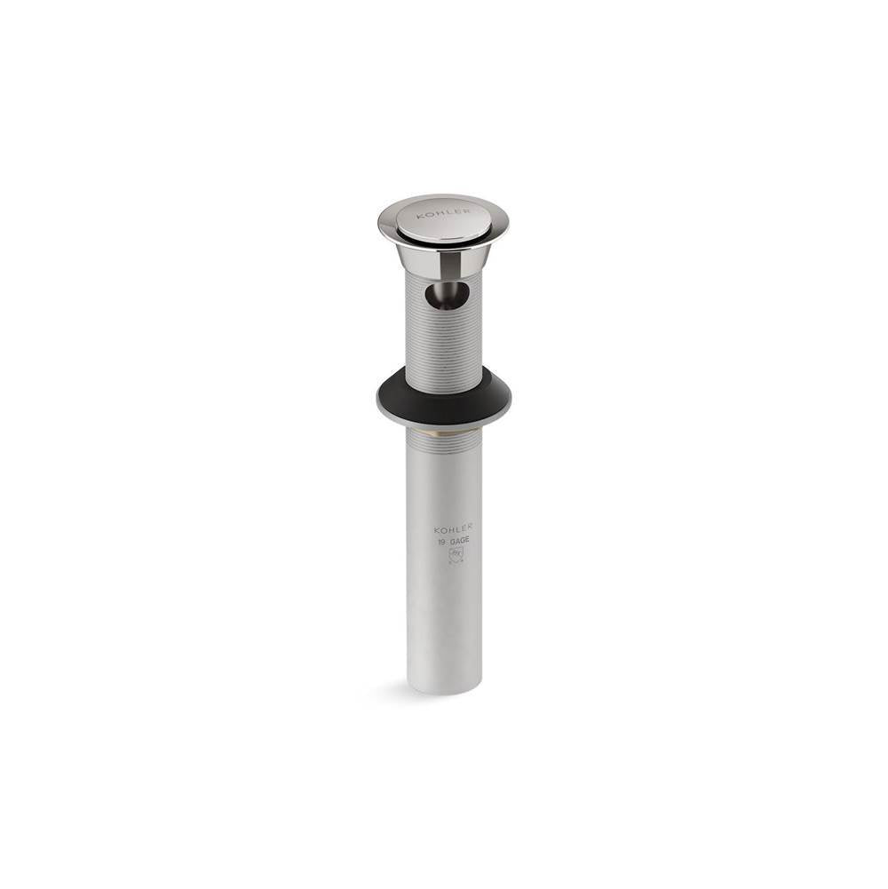 Kohler - Clicker drain with overflow - Vibrant Titanium