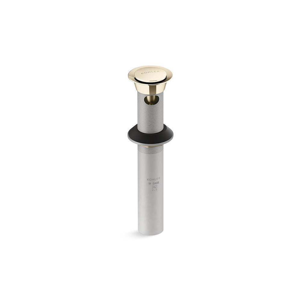 Kohler - Clicker drain with overflow - Vibrant French Gold