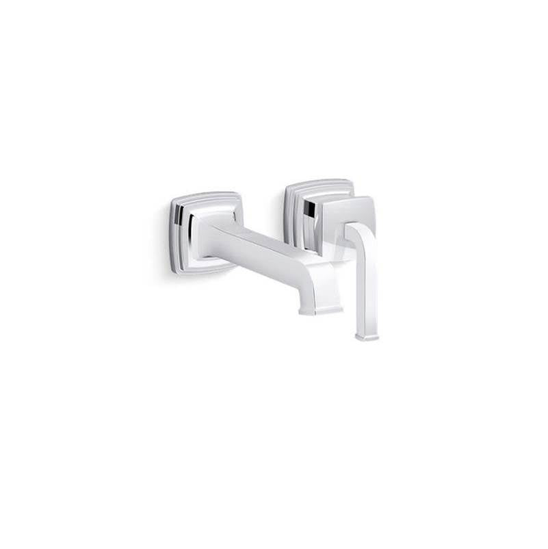 Kohler - Riff Wall-mount single-handle bathroom sink faucet, 1.2 gpm - Polished Chrome