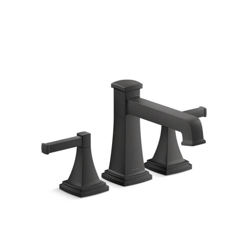 Kohler - Riff Deck-mount bath faucet trim - Matte Black