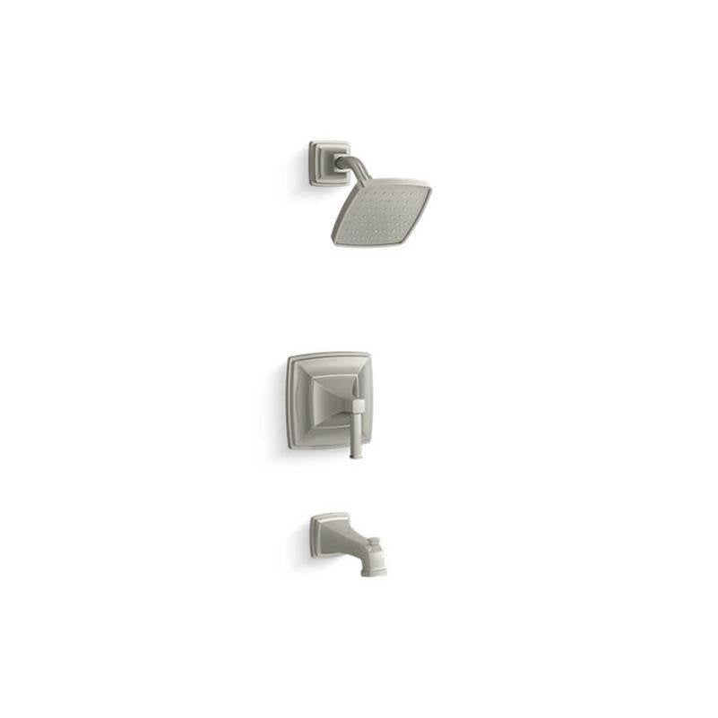 Kohler - Riff Rite-Temp bath and shower trim kit, 1.75 gpm - Vibrant Brushed Nickel