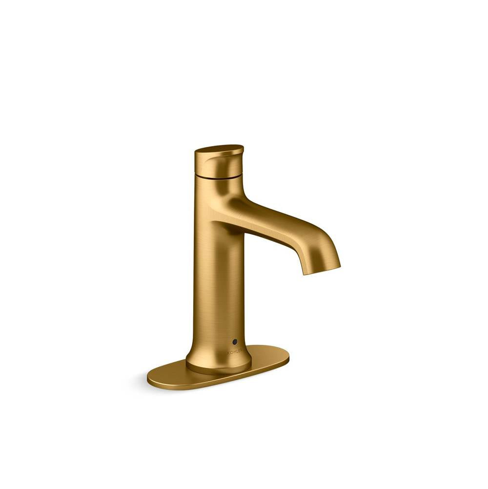 Kohler - ToneE Touchless bathroom sink faucet, 1.2 gpm - Vibrant Brushed Moderne Brass