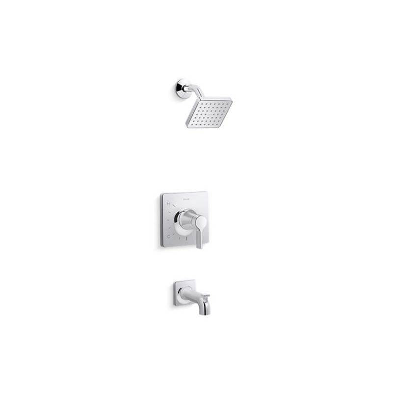 Kohler - Venza Rite-Temp bath and shower trim kit, 1.75 gpm - Polished Chrome