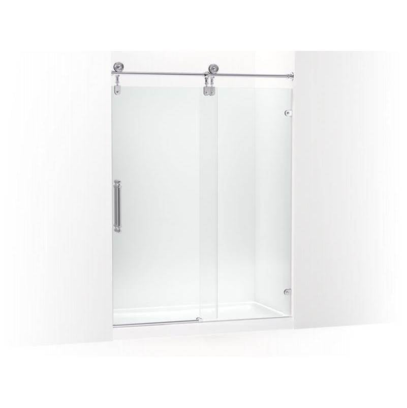 Kohler - ArtifactsE 80-7/8'' H sliding shower door with 3/8''-thick glass - Polished Chrome