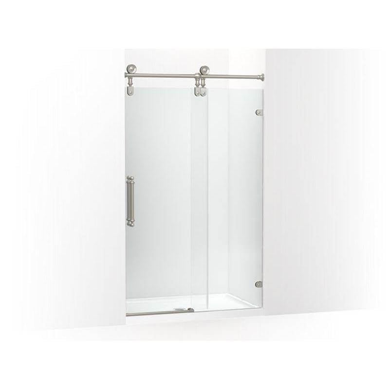 Kohler - ArtifactsE 80-7/8'' H sliding shower door with 3/8''-thick glass - Vibrant Brushed Nickel