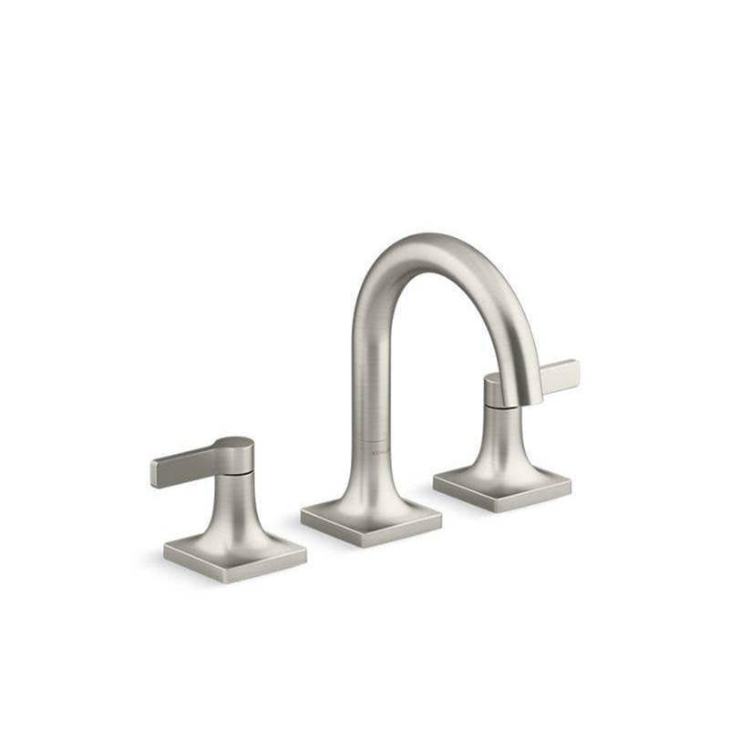 Kohler - Venza Widespread bathroom sink faucet, 0.5 gpm - Vibrant Brushed Nickel