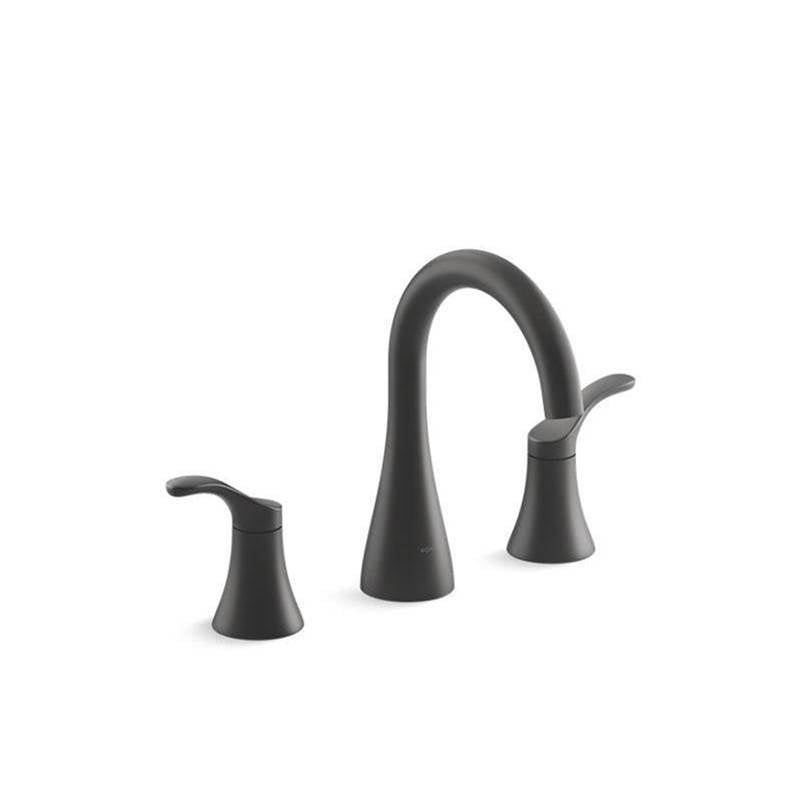 Kohler - Simplice Widespread bathroom sink faucet, 1.2 gpm - Matte Black
