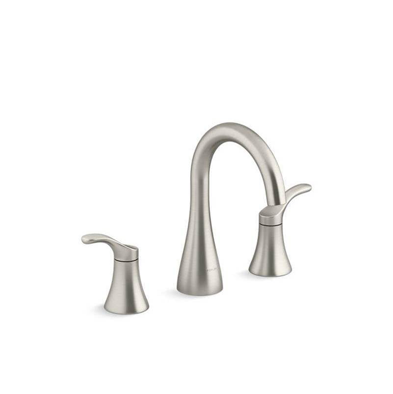 Kohler - Simplice Widespread bathroom sink faucet, 1.2 gpm - Vibrant Brushed Nickel