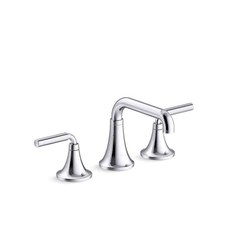 Kohler - ToneE Widespread bathroom sink faucet, 0.5 gpm - Polished Chrome