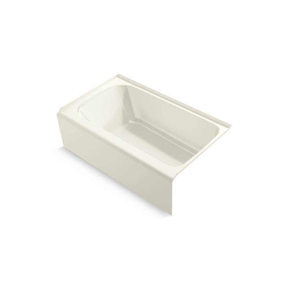 Kohler - AvecE 60'' x 36'' alcove bath, right drain - Biscuit