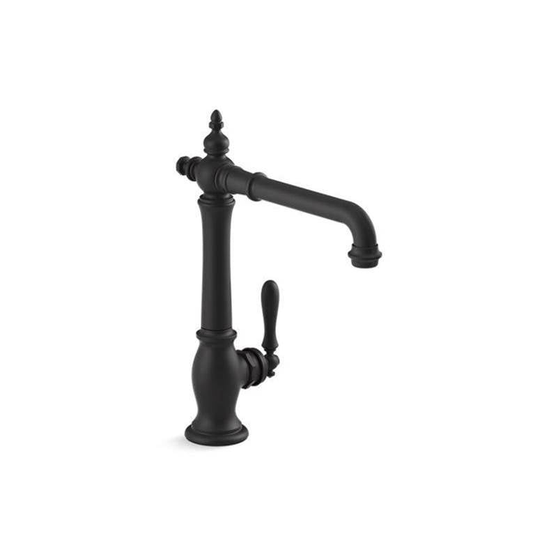 Kohler - Artifacts Single-handle kitchen sink faucet - Matte Black