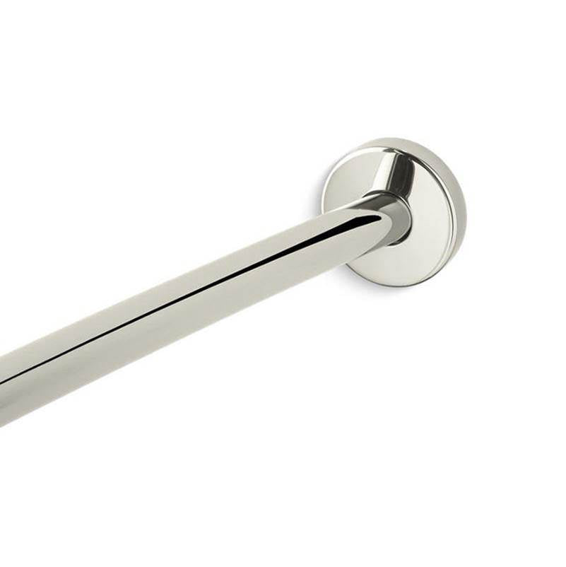Kohler - Expanse Contemporary design curved shower rod - Vibrant Polished Nickel