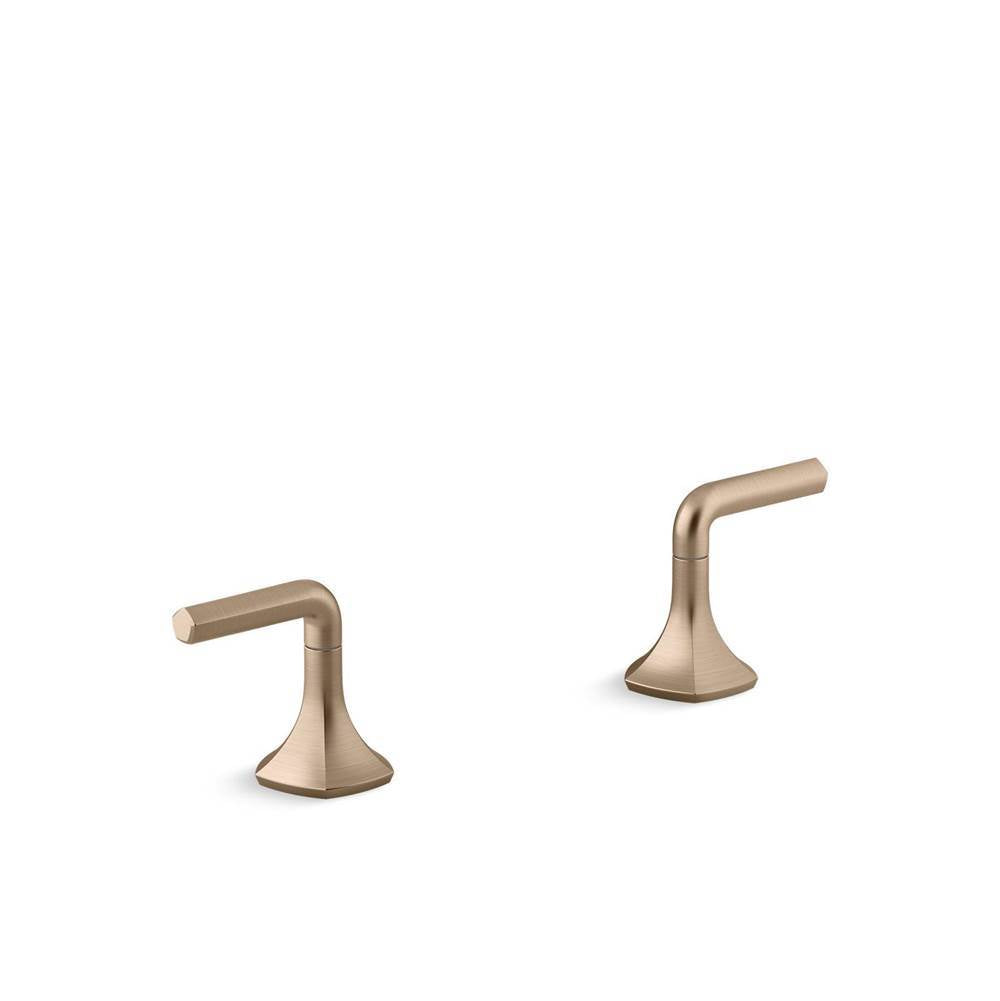 Kohler - Occasion Lever bathroom sink faucet handles - Vibrant Brushed Bronze