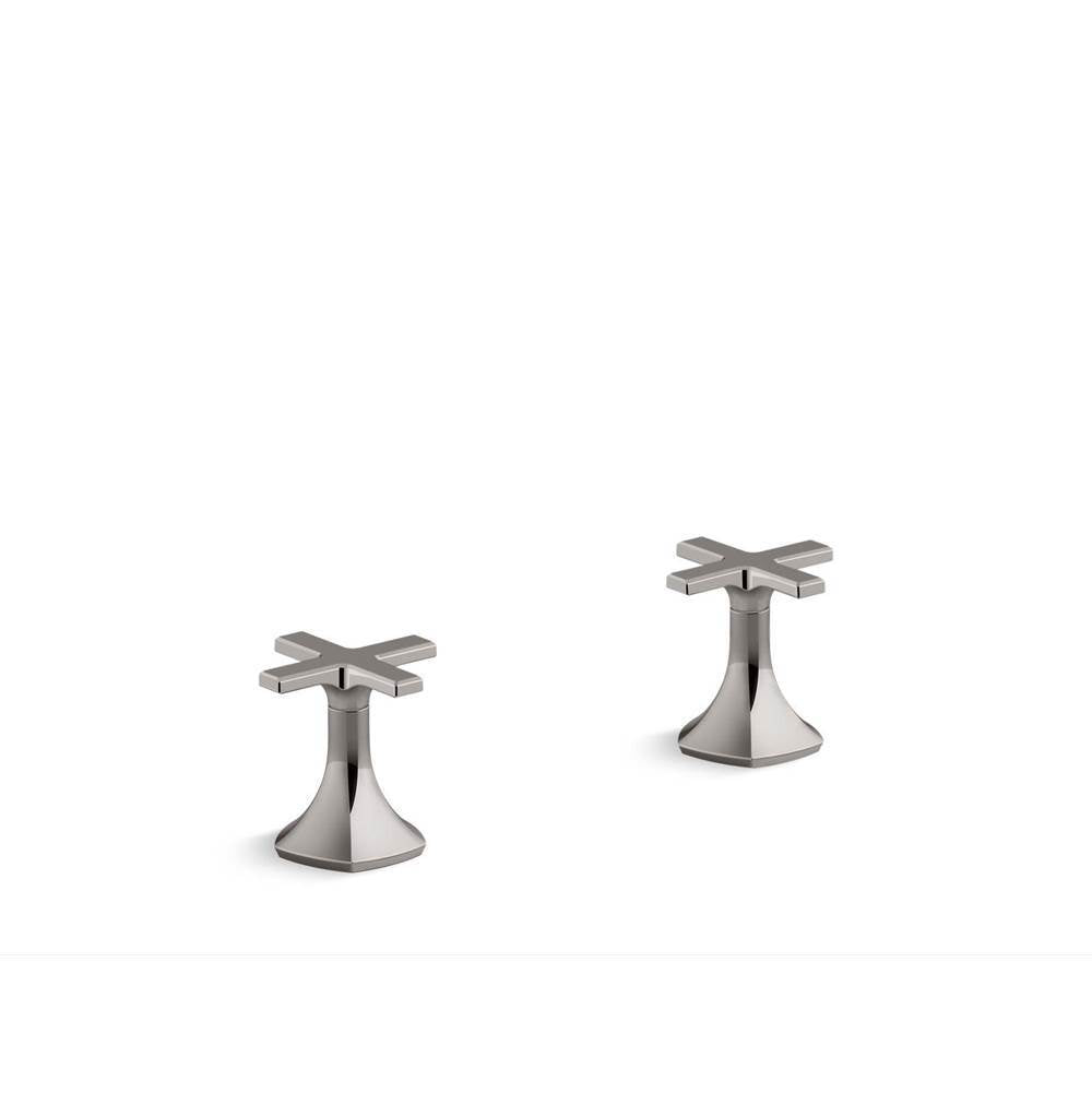 Kohler - Occasion Cross bathroom sink faucet handles - Vibrant Titanium