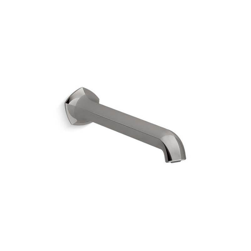 Kohler - Occasion Wall-mount bath spout with Straight design, 12'' - Vibrant Titanium