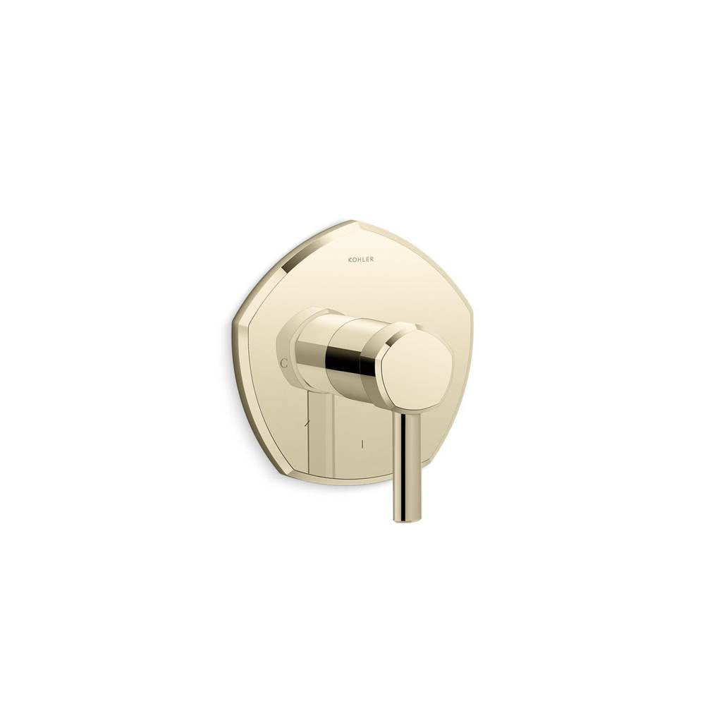 Kohler - Occasion MasterShower temperature control valve trim with lever handle - Vibrant French Gold