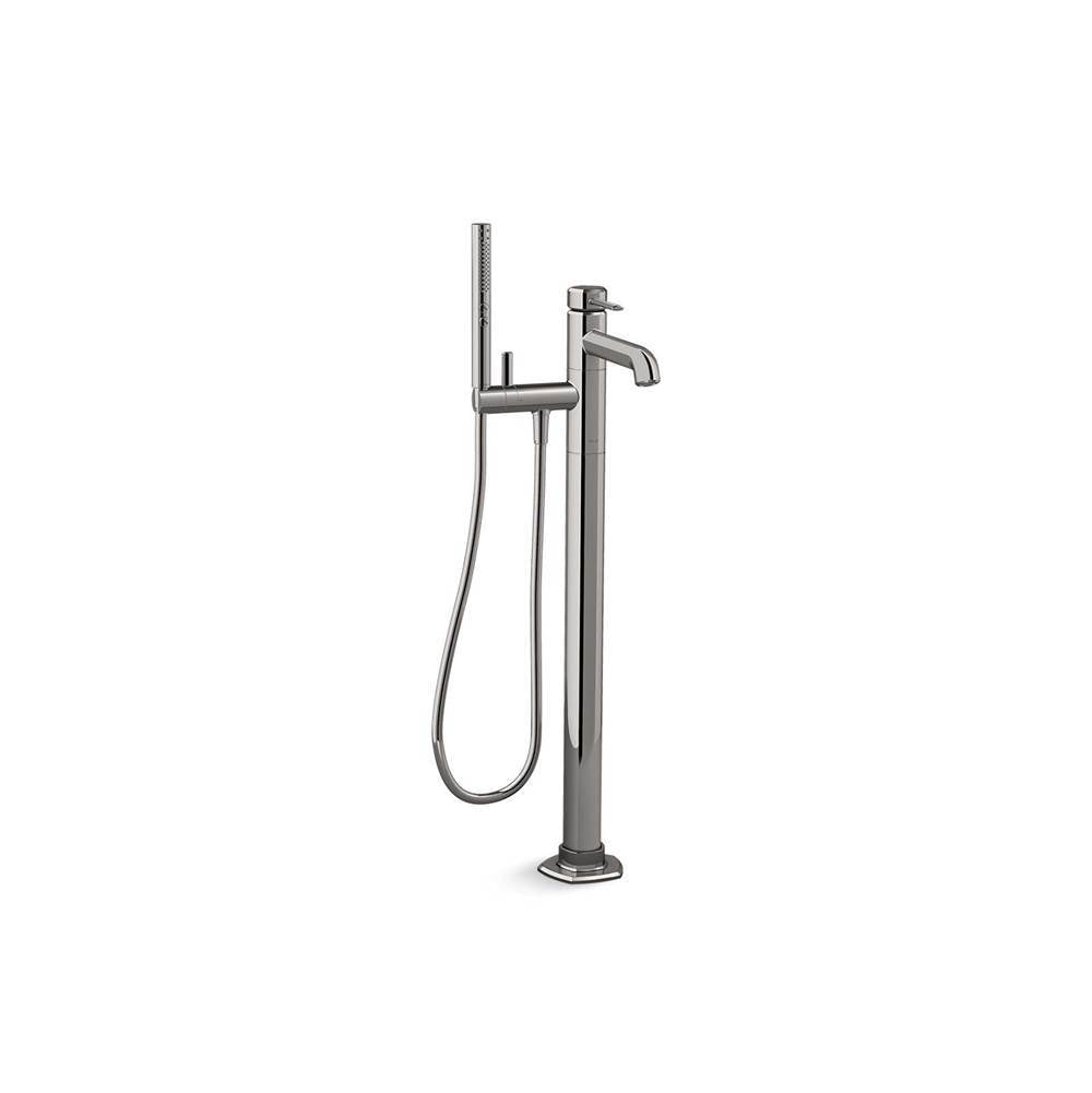 Kohler - Occasion Floor-mount bath filler trim with handshower - Vibrant Titanium
