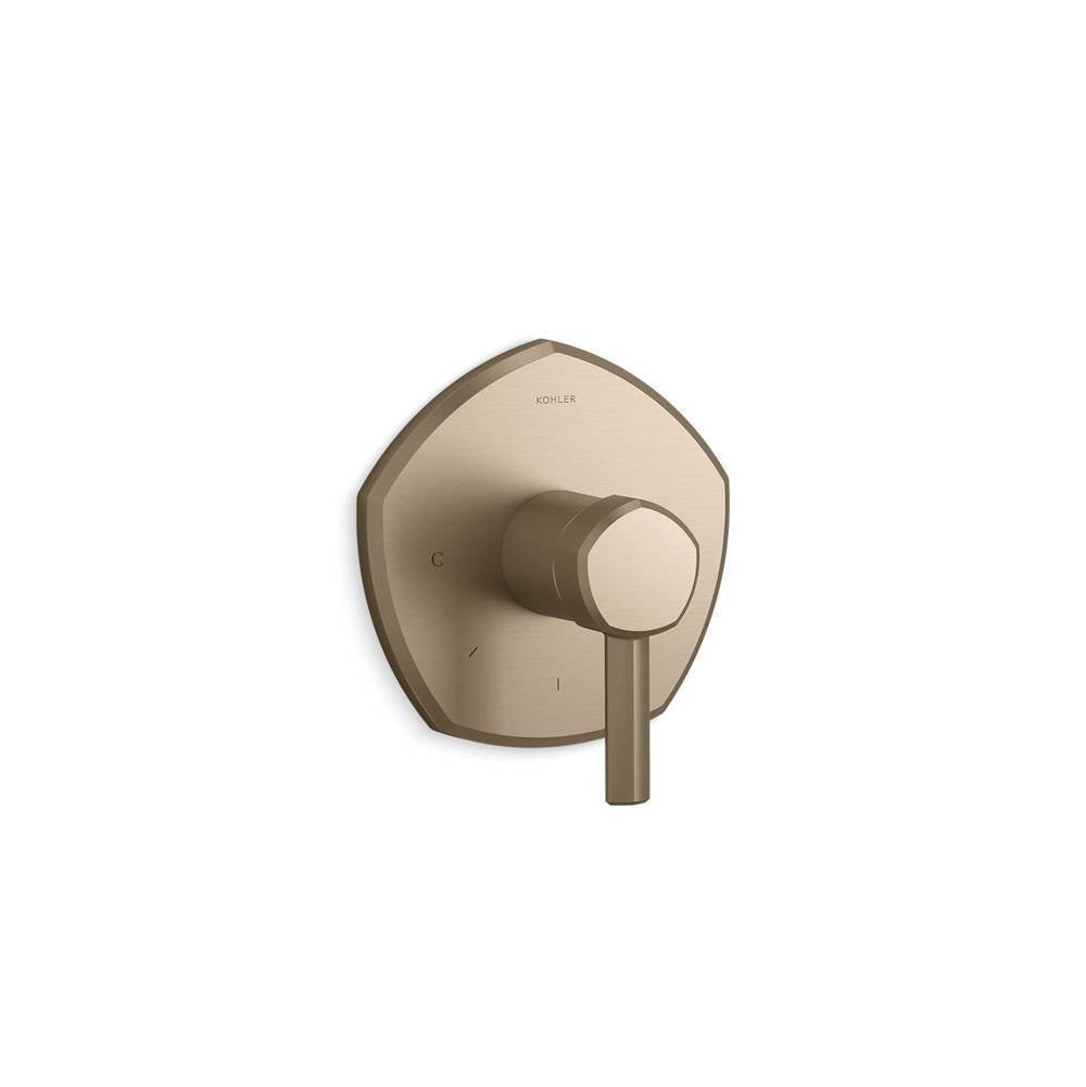 Kohler - Occasion MasterShower temperature control valve trim with lever handle - Vibrant Brushed Bronze