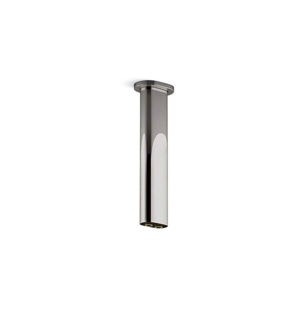 Kohler - Statement 10'' ceiling-mount two-function rainhead arm and flange - Vibrant Titanium