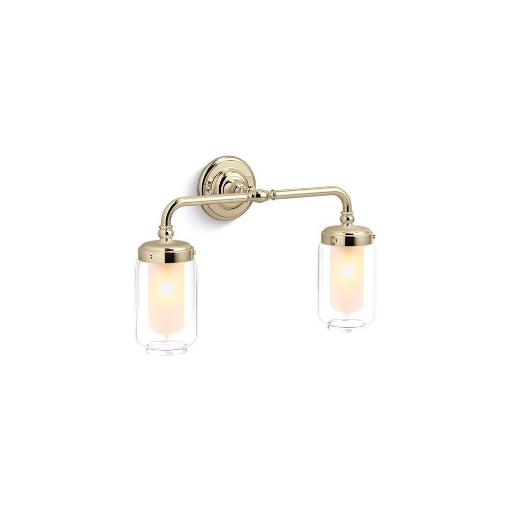 Kohler - Artifacts Two-light sconce - French Gold