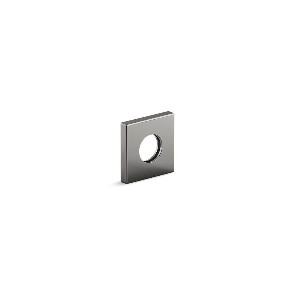 Kohler - Shower arm trim kit, square - Vibrant Titanium
