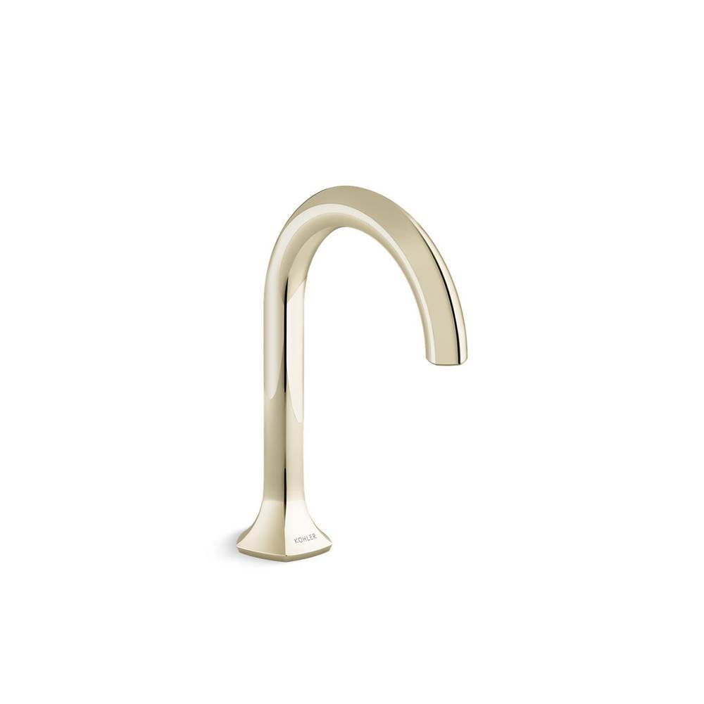 Kohler - Occasion Bathroom sink faucet spout with Cane design, 1.0 gpm - Vibrant French Gold