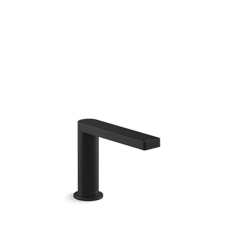 Kohler - Composed Touchless single-hole lavatory faucet with Kinesis sensor technology, AC-powered, 0.5 gpm - Matte Black