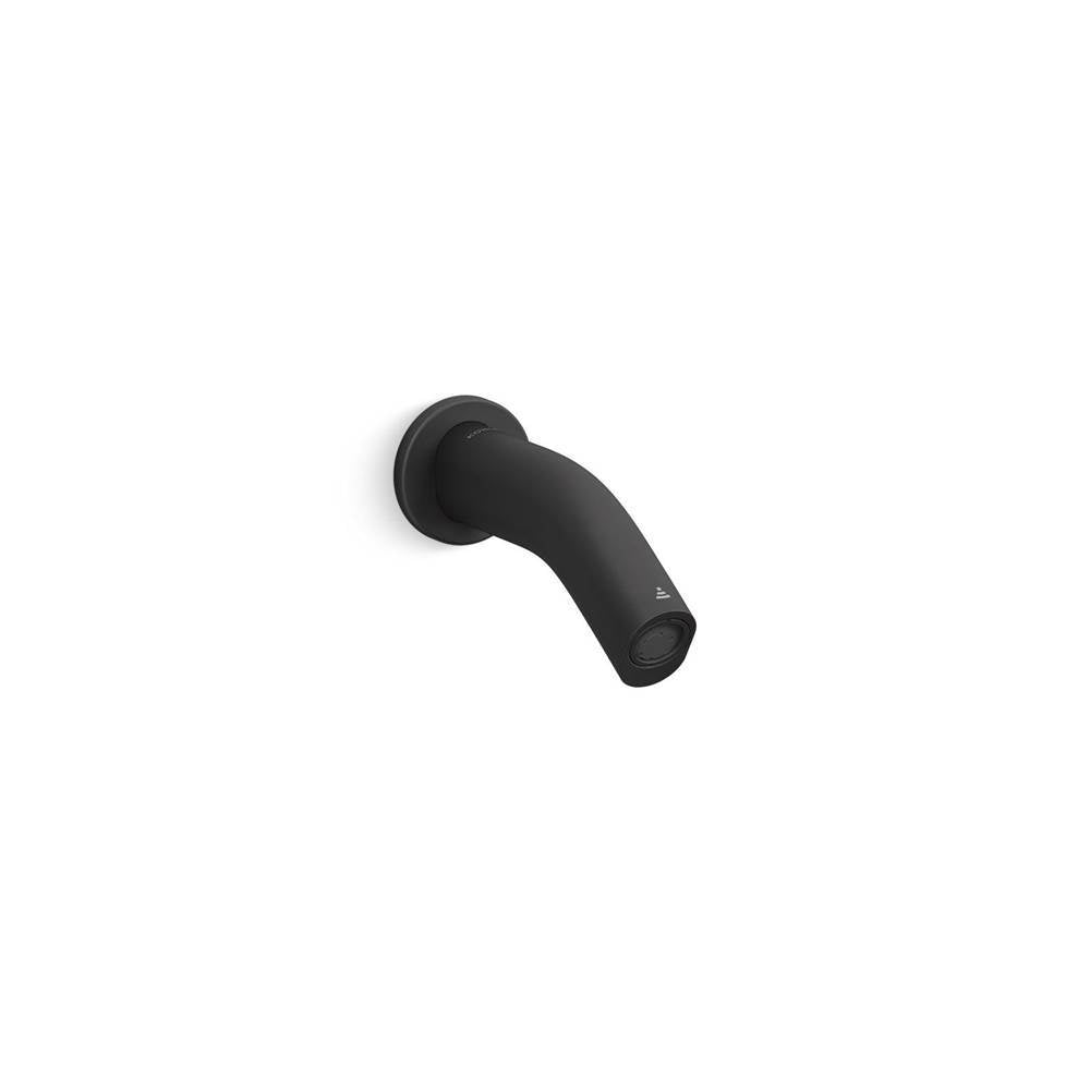 Kohler - ObloE Wall-mount touchless faucet with Kinesis sensor technology, AC-powered - Matte Black