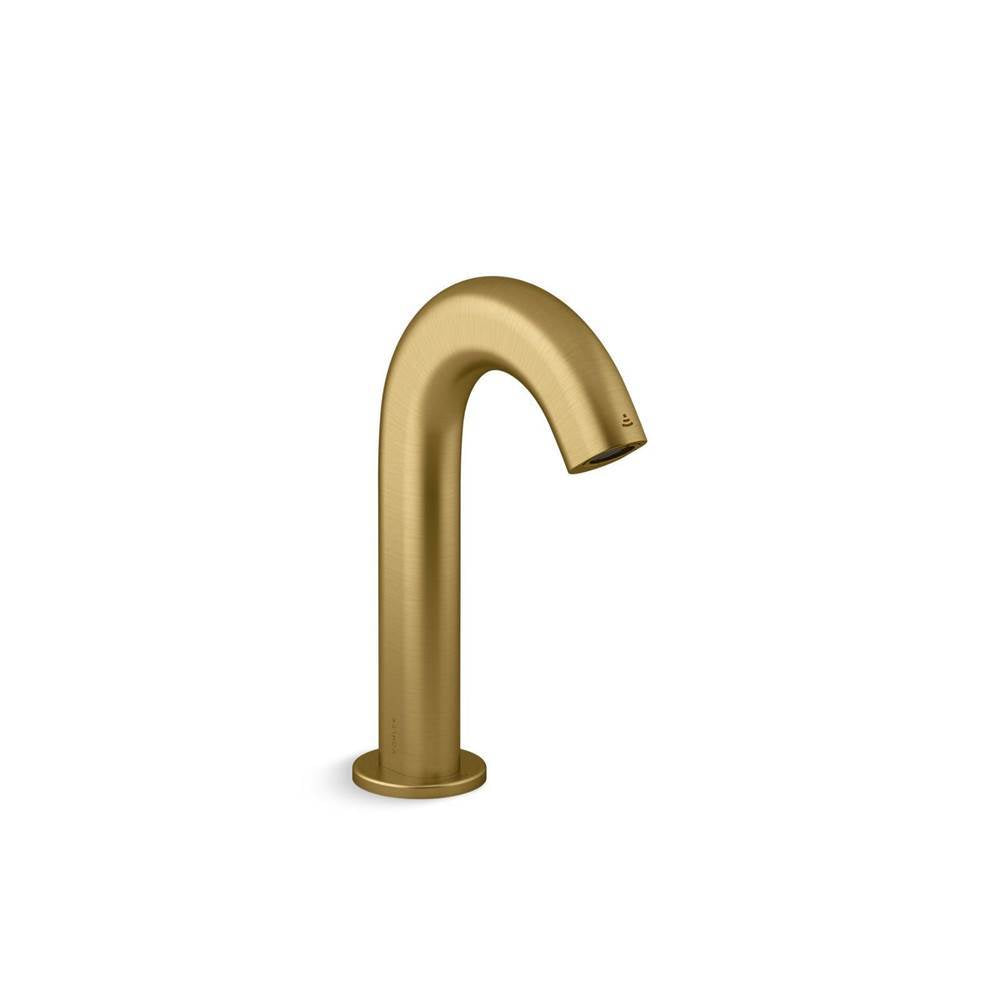 Kohler - ObloE Touchless bathroom sink faucet with Kinesis sensor technology, AC-powered - Vibrant Brushed Moderne Brass