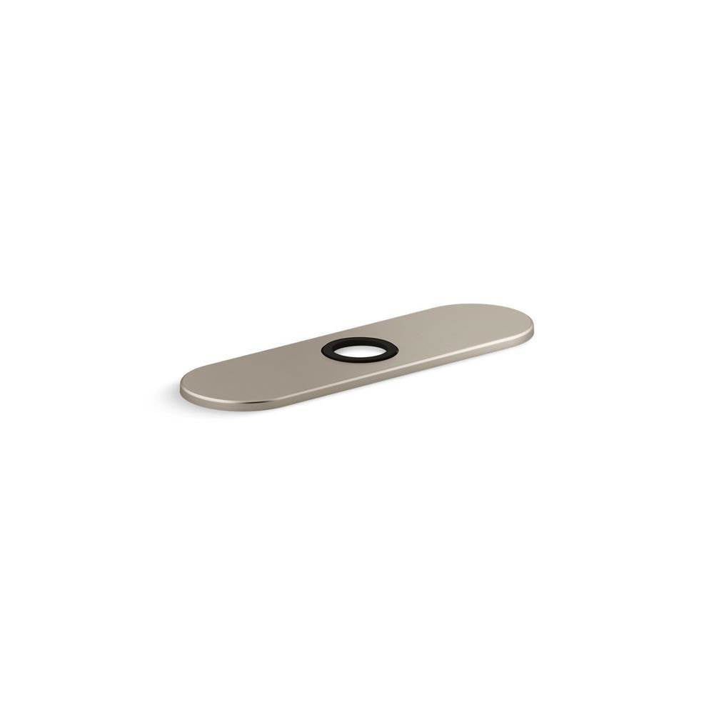 Kohler - 8'' escutcheon plate for InsightE and Kinesis faucet - Vibrant Brushed Nickel