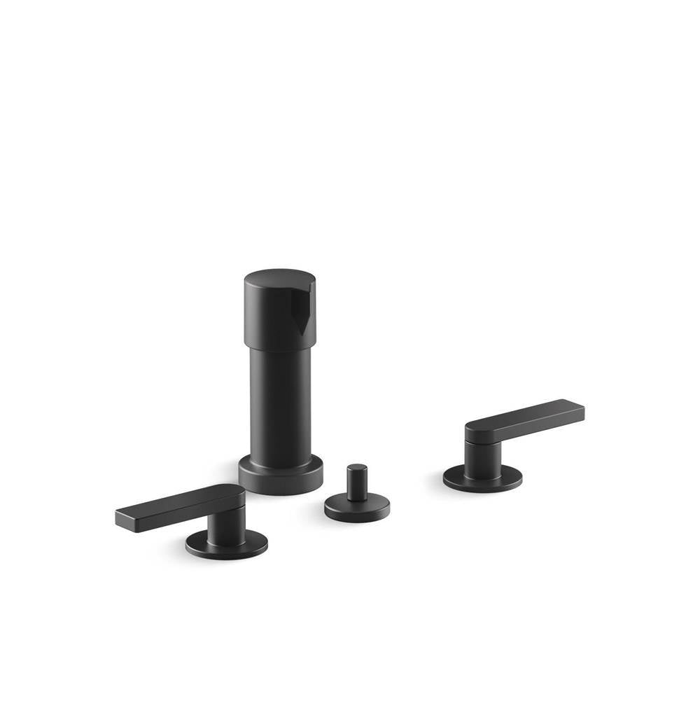 Kohler - Composed Widespread bidet faucet with lever handles - Matte Black